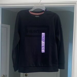 Hunter Women's Black Crewneck Sweatshirt